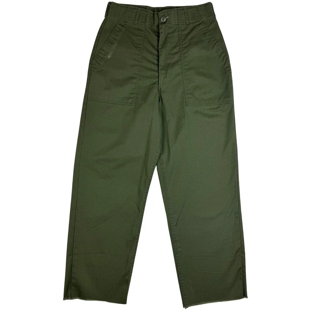Vintage US Army OG-507 Military Fatigue Trousers Utility Mens 30x31 (fit 28x26)